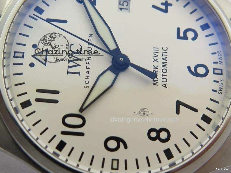 MIROTIME 0813 Mark XVIII IW327002 SS Mk Maker Best Edition White Dial On SS Bracelet A Premium 7300